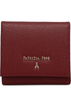 Patrizia Pepe Logo-lettering leather wallet