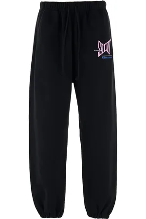 SAINT MXXXXXX Logo-print track pants