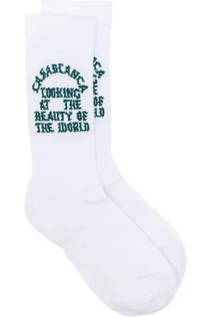 Casablanca Logo-jacquard socks