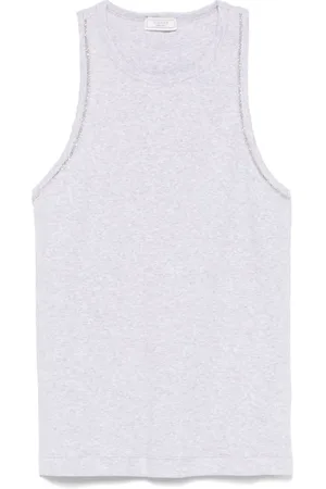 PESERICO SIGN Beaded trim-detail top