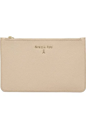 Patrizia Pepe Logo-lettering clutch bag