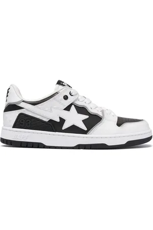 A Bathing Ape SK8 two-tone sneakers
