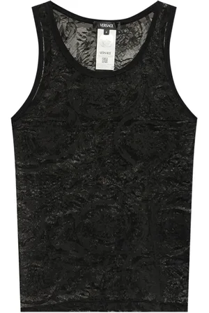VERSACE Barocco-lace vest