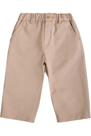 VERSACE Cotton chinos