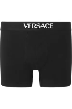VERSACE Logo-waistband boxers