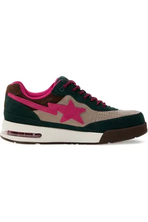 A Bathing Ape Star-patch suede sneakers