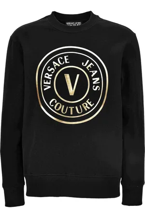 VERSACE Logo-emblem sweatshirt