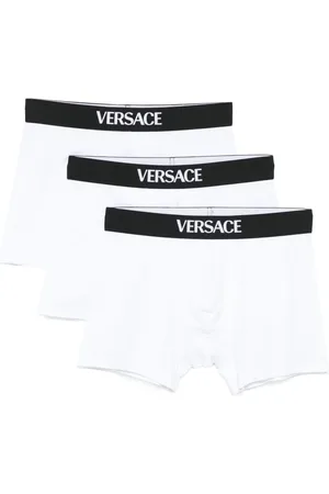 VERSACE Logo-waistband boxers (pack of three)