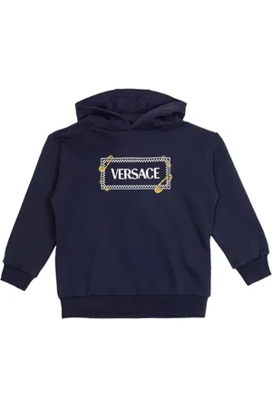 VERSACE Safety-pin logo hoodie