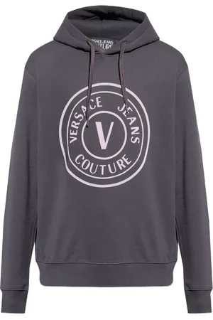 VERSACE Logo-embellished hoodie
