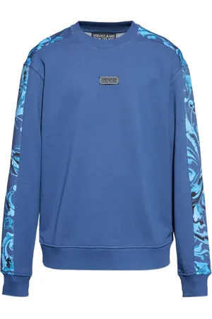 VERSACE Baroque-print panelled sweatshirt