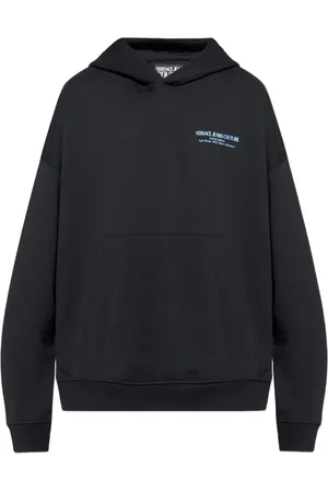 VERSACE Logo-print hoodie