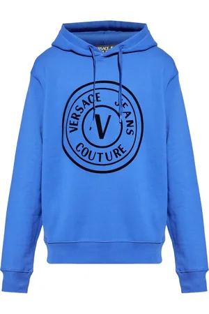 VERSACE Logo-print hoodie