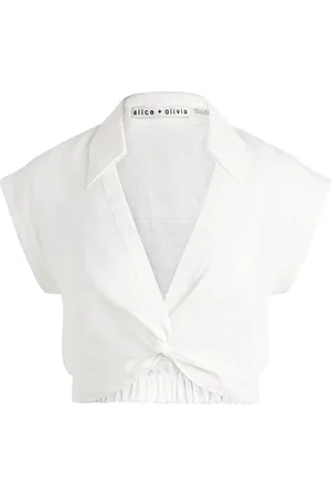 ALICE+OLIVIA Mila crop top