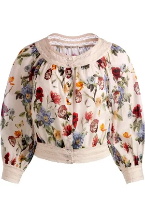 ALICE+OLIVIA Cherelle gathered blouse