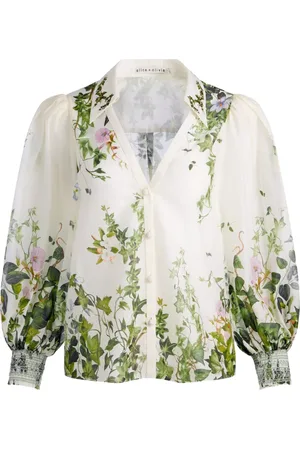 ALICE+OLIVIA Charis floral-print blouse