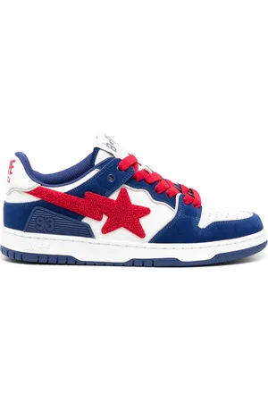 A Bathing Ape Sk8 Ska panelled sneakers