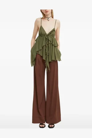 ANIYE BY Ruffled asymmetric top