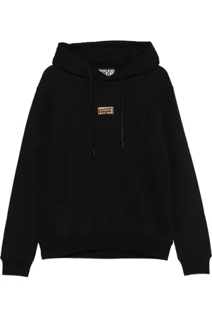 VERSACE Logo-plaque hoodie