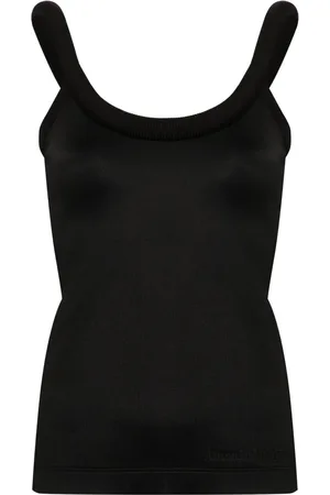 Alexander McQueen 3D-detailing sleeveless top