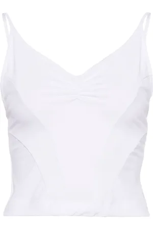 ALAINPAUL V-neck crop top
