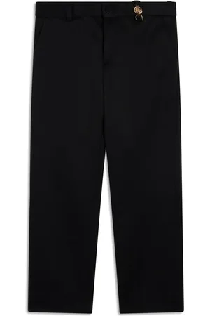 VERSACE Medusa plaque detail trousers