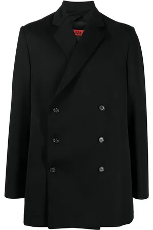 424 FAIRFAX Double breasted wool coat