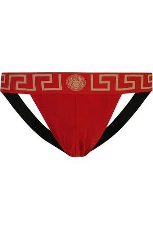 VERSACE Greca Border jockstrap