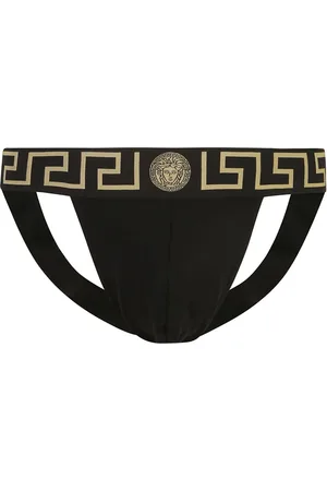 VERSACE Greca Border jockstrap
