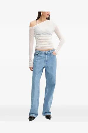 ANIYE BY Xena one-shoulder draped T-shirt