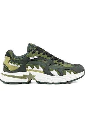 A Bathing Ape Star-embellished trainers