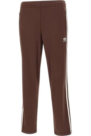 adidas Side-stripe zipped-hem track pants