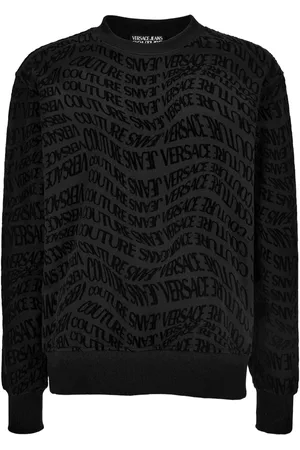 VERSACE Logo-print sweatshirt