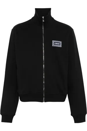 VERSACE Logo-patch sweatshirt