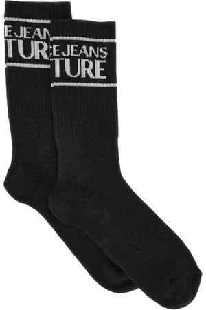 VERSACE Logo-jacquard socks