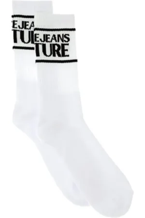 VERSACE Logo-jacquard socks