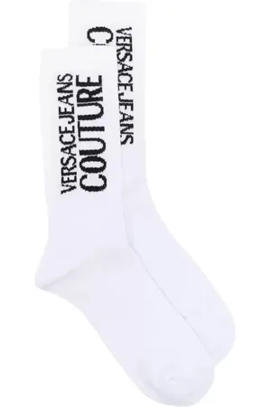 VERSACE Logo-jacquard socks