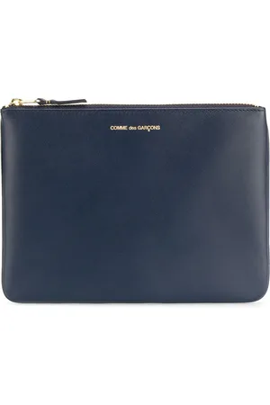Comme des Garçons Logo-stamp leather wallet