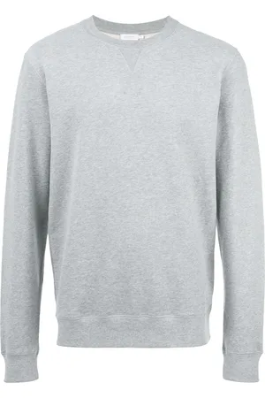 Sunspel Plain crew neck sweatshirt