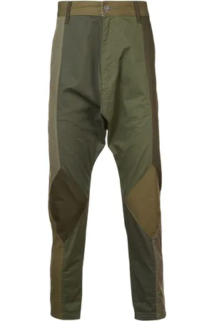 MOSTLY HEARD RARELY SEEN Twill drop crotch pants