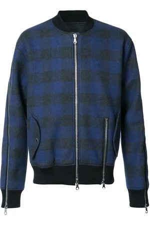 MOSTLY HEARD RARELY SEEN Plaid bomber jacket