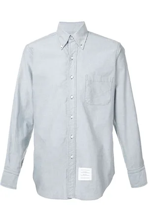 Thom Browne Grosgrain Placket Oxford Shirt
