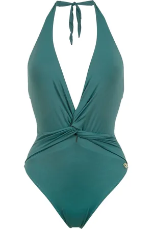 Brigitte Aline halter neck swimsuit