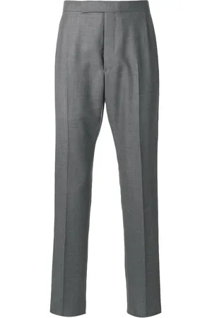 Thom Browne Backstrap cropped tailored trousers