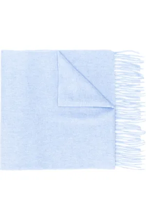 N.PEAL Fringe-hem scarf