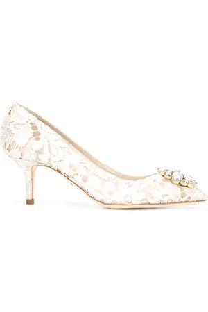 Dolce & Gabbana Taormina-lace crystal-embellished pumps