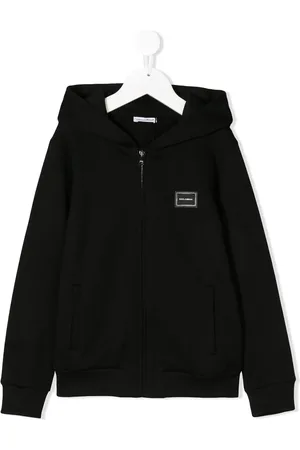 Dolce & Gabbana Logo-tag zip-up hoodie