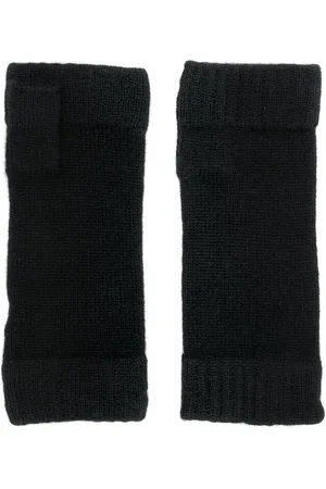 N.PEAL Finger-less knitted gloves
