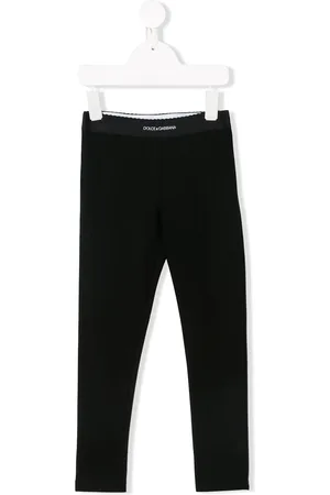 Dolce & Gabbana Logo-waistband cotton leggings