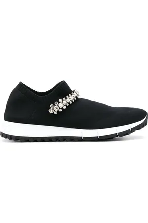 Jimmy Choo Verona knit embellished sneakers